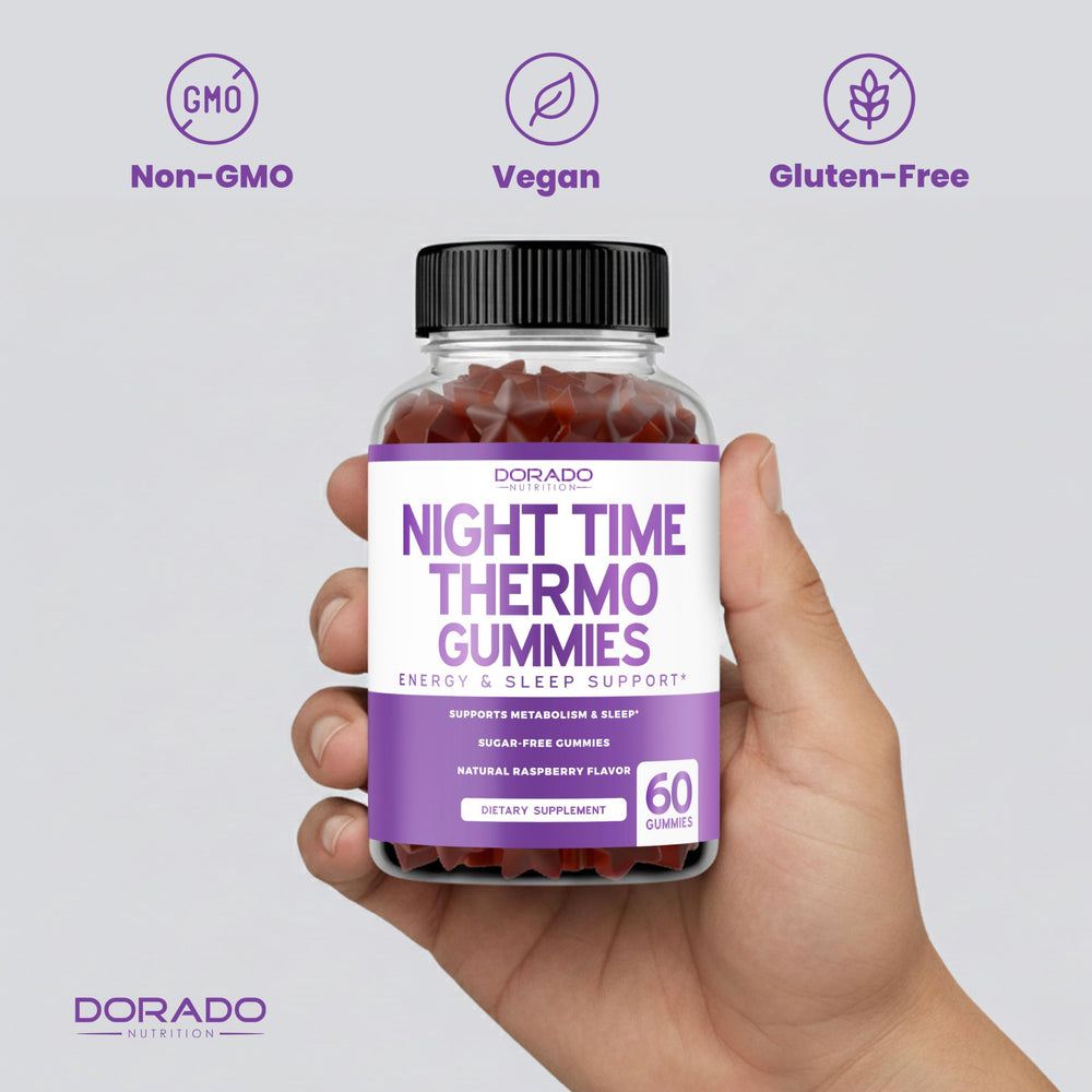 DORADO NUTRITION gummies on counter in lifestyle scene encouraging routine
