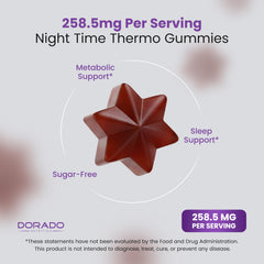 DORADO NUTRITION gummies poured by a spoon for convenient daily use