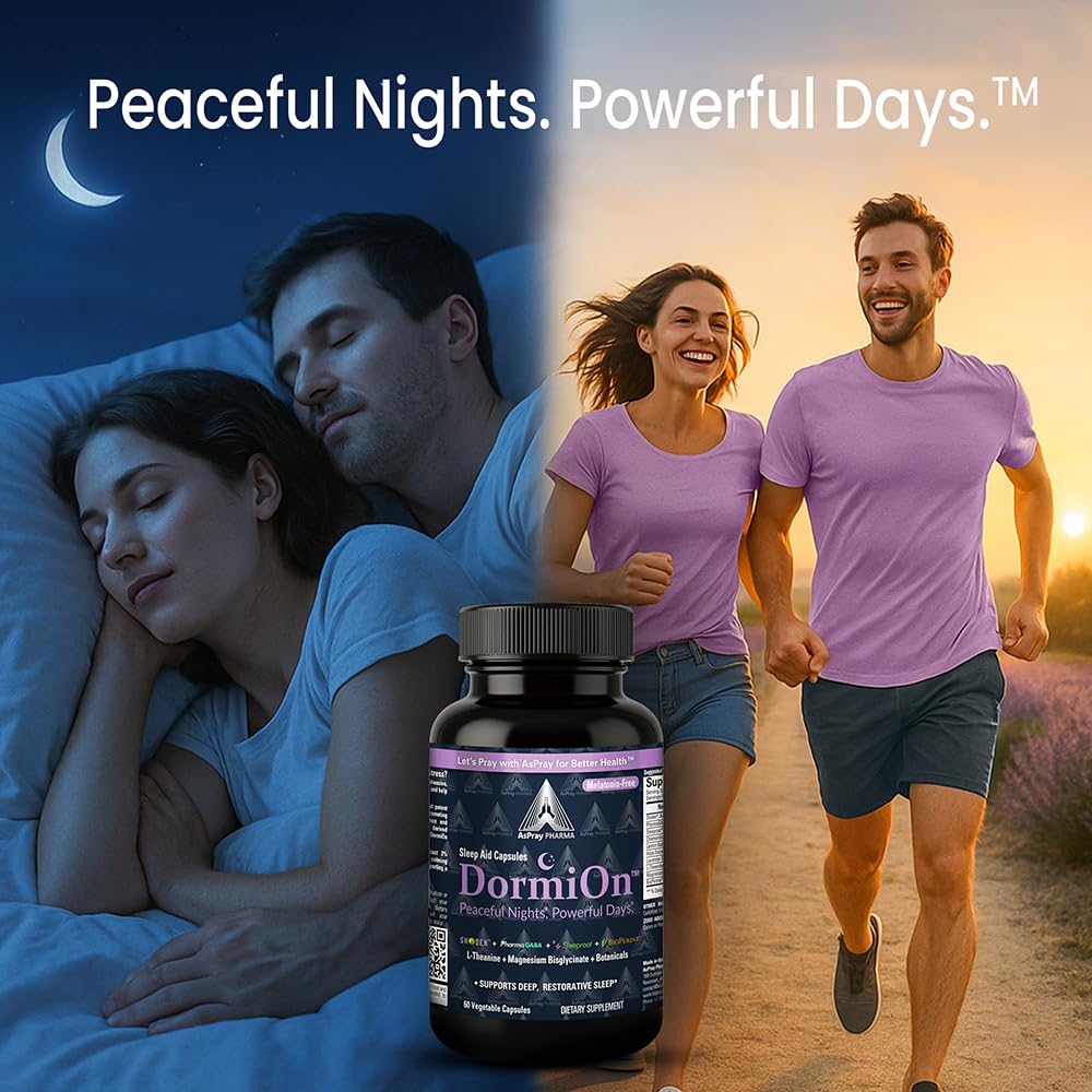 DormiOn soothing botanicals: Chamomile, Lemon Balm, Lavender and Hops