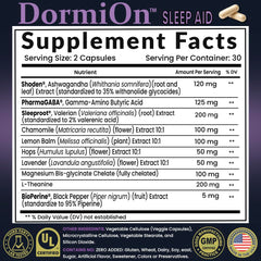 PharmaGABA calming ingredient in DormiOn
