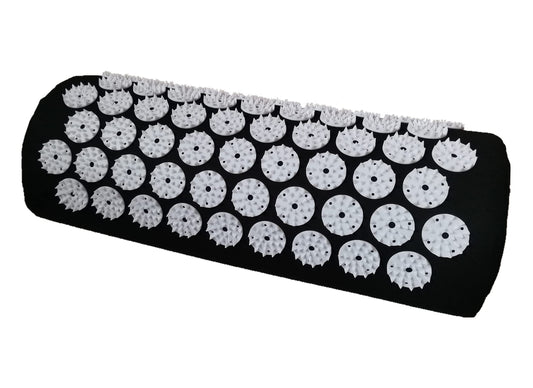 Front view of DoroSun Acupressure Massage Pillow in black