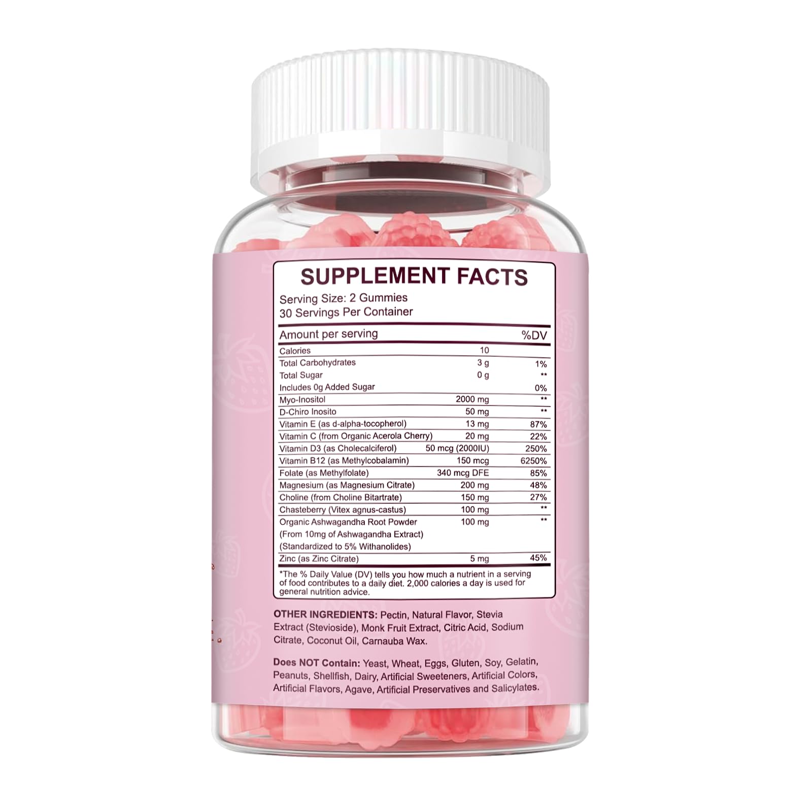 Instructions graphic for dosage and serving size