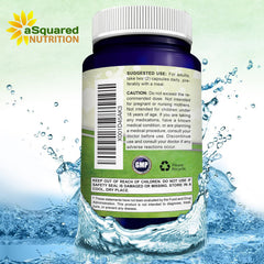 Dosage information highlighting 500mg per capsule