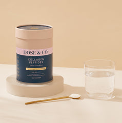 DOSE & CO clean-label packaging signals quality.