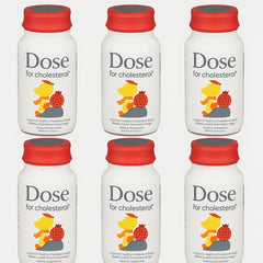 Dose for Cholesterol bottle (6-pack, mango flavor) - 2 oz each