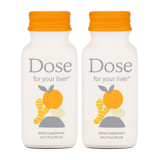 Dose for Your Liver 2-bottle pack with 2 fl oz shots