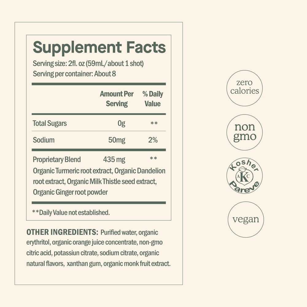 Usage: 2oz daily shot routine