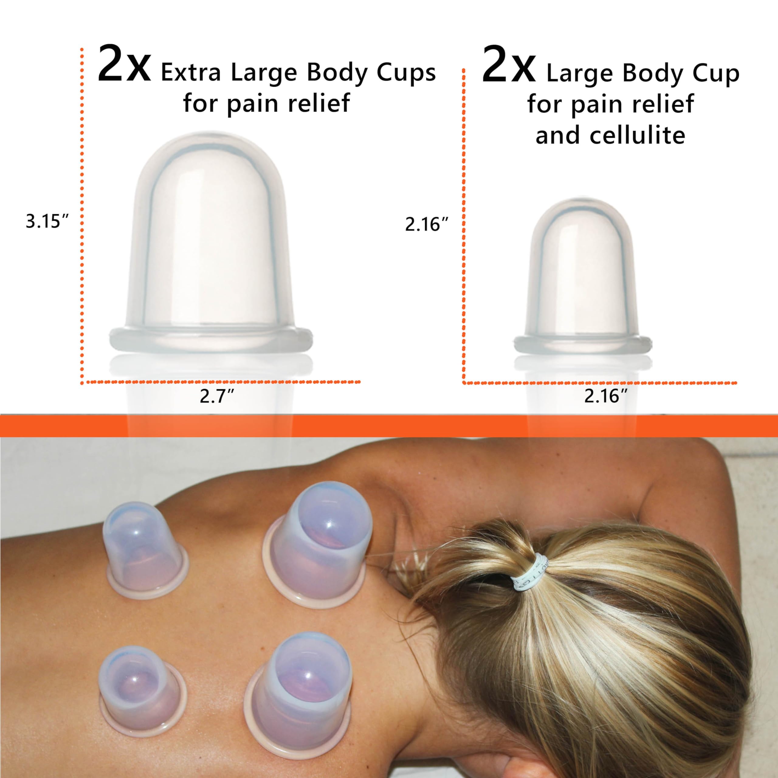 Athlete using DoSensePro cupping kit for muscle relief