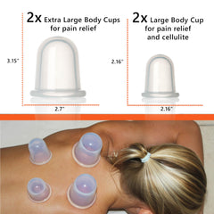 Athlete using DoSensePro cupping kit for muscle relief