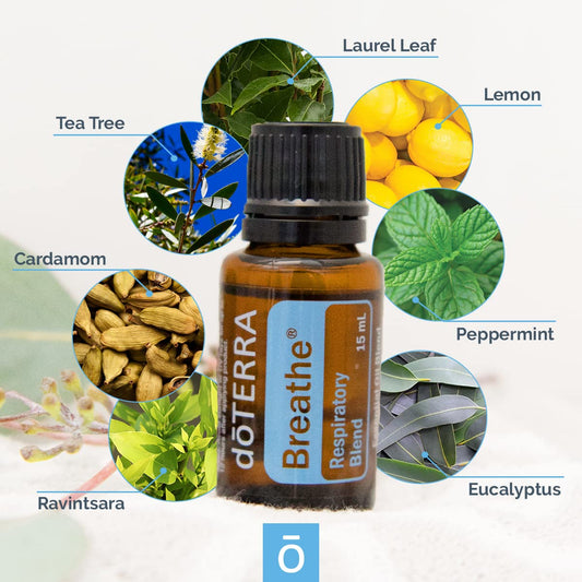 doTERRA Breathe packaging and bottle