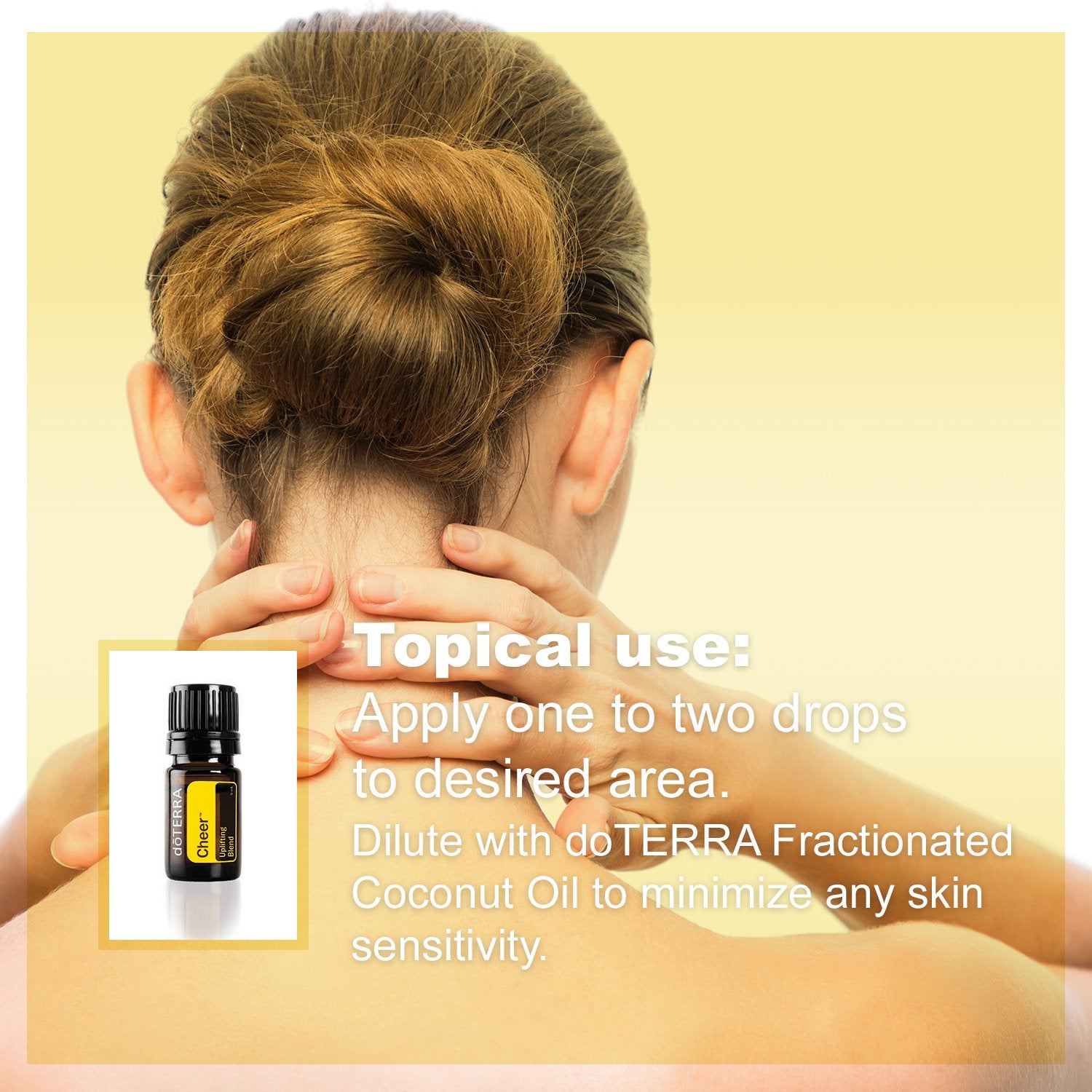 Close-up of Cheer uplifting aroma close-up