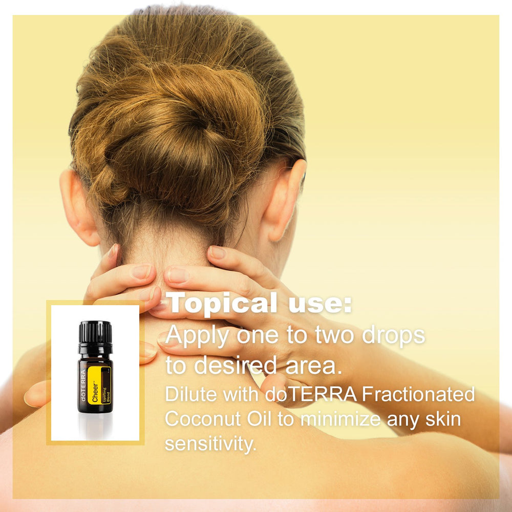 Close-up of Cheer uplifting aroma close-up