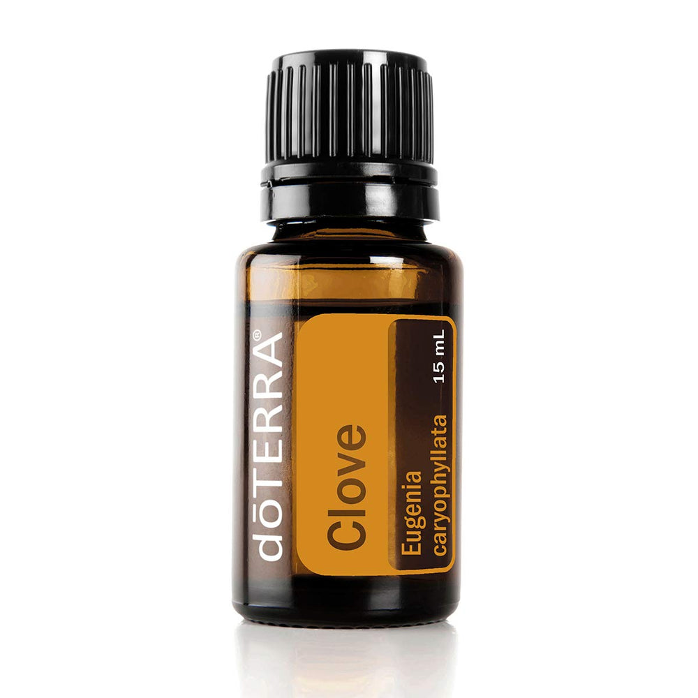Bottle of doTERRA Clove Essential Oil 15 mL