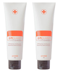 Front view of doTERRA On Guard Natural Whitening Toothpaste 2-pack