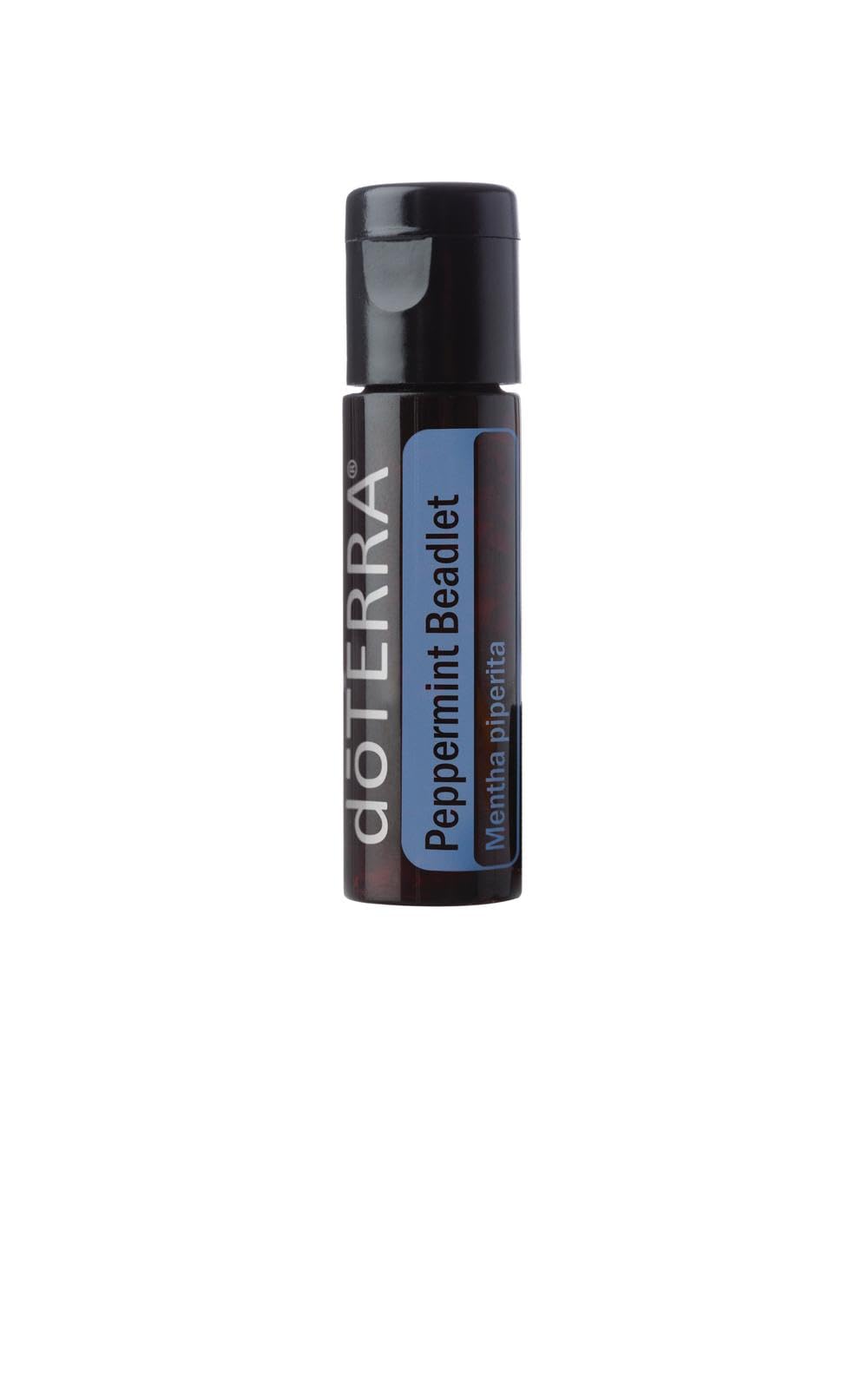 doTERRA Peppermint Beadlet Essential Oil bottle with label