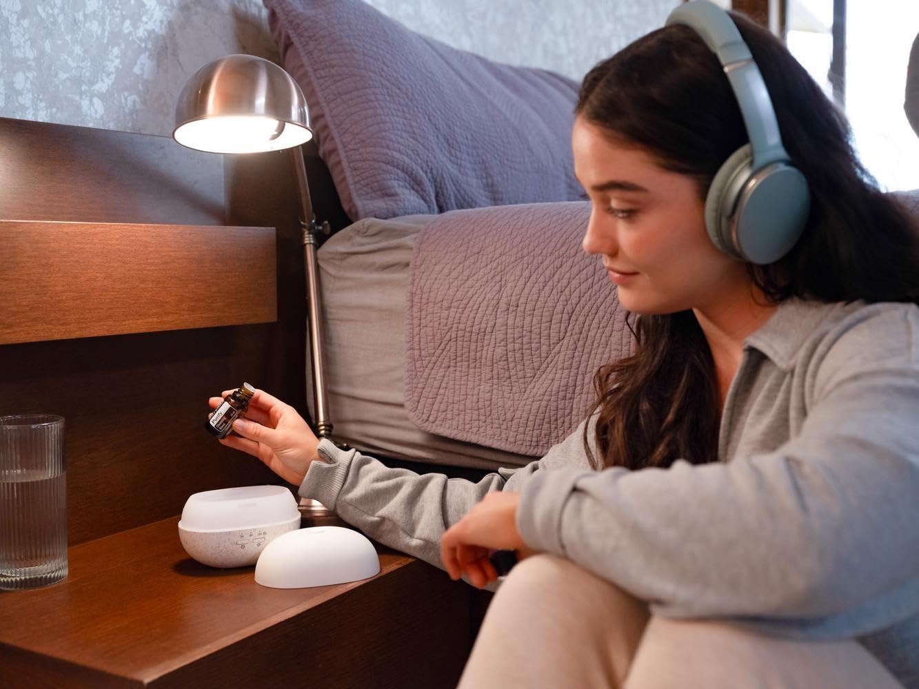 Diffuser setup with Purify essential oil