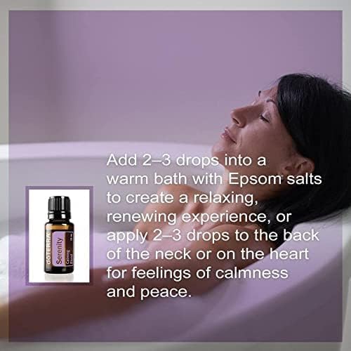 Diffusing Serenity essential oil in a calming space