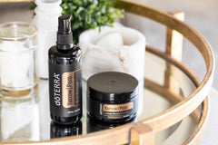 Close-up of doTERRA Yarrow Pom Capsules