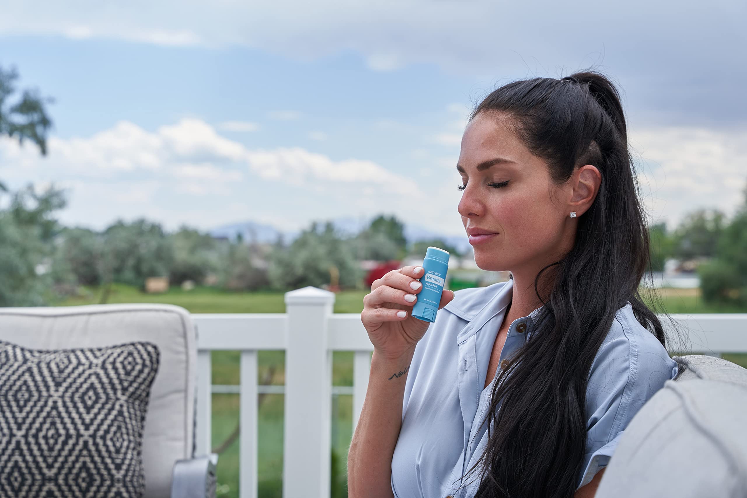 Top view of the vapor stick