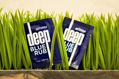 Packaging of doTERRA Deep Blue Rub samples 2ml each