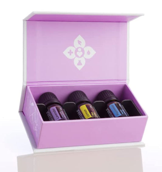 doTERRA Lemon essential oil bottle from Introductory Kit – front view