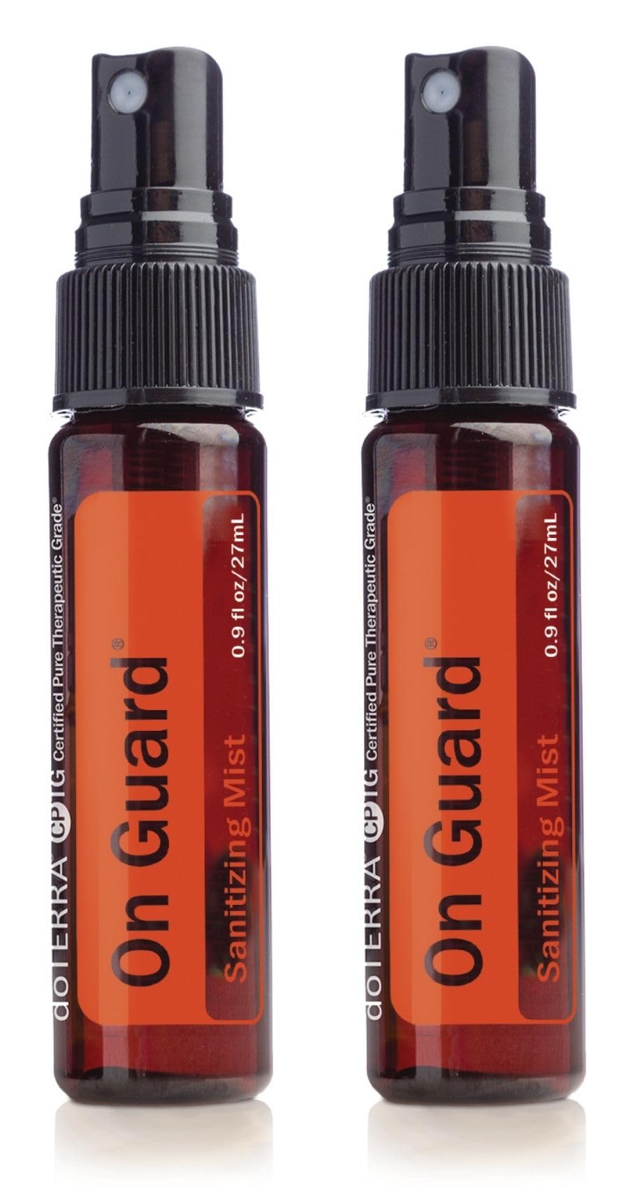 Front view of doTERRA On Guard Sanitizing Mist 27mL 2-Pack