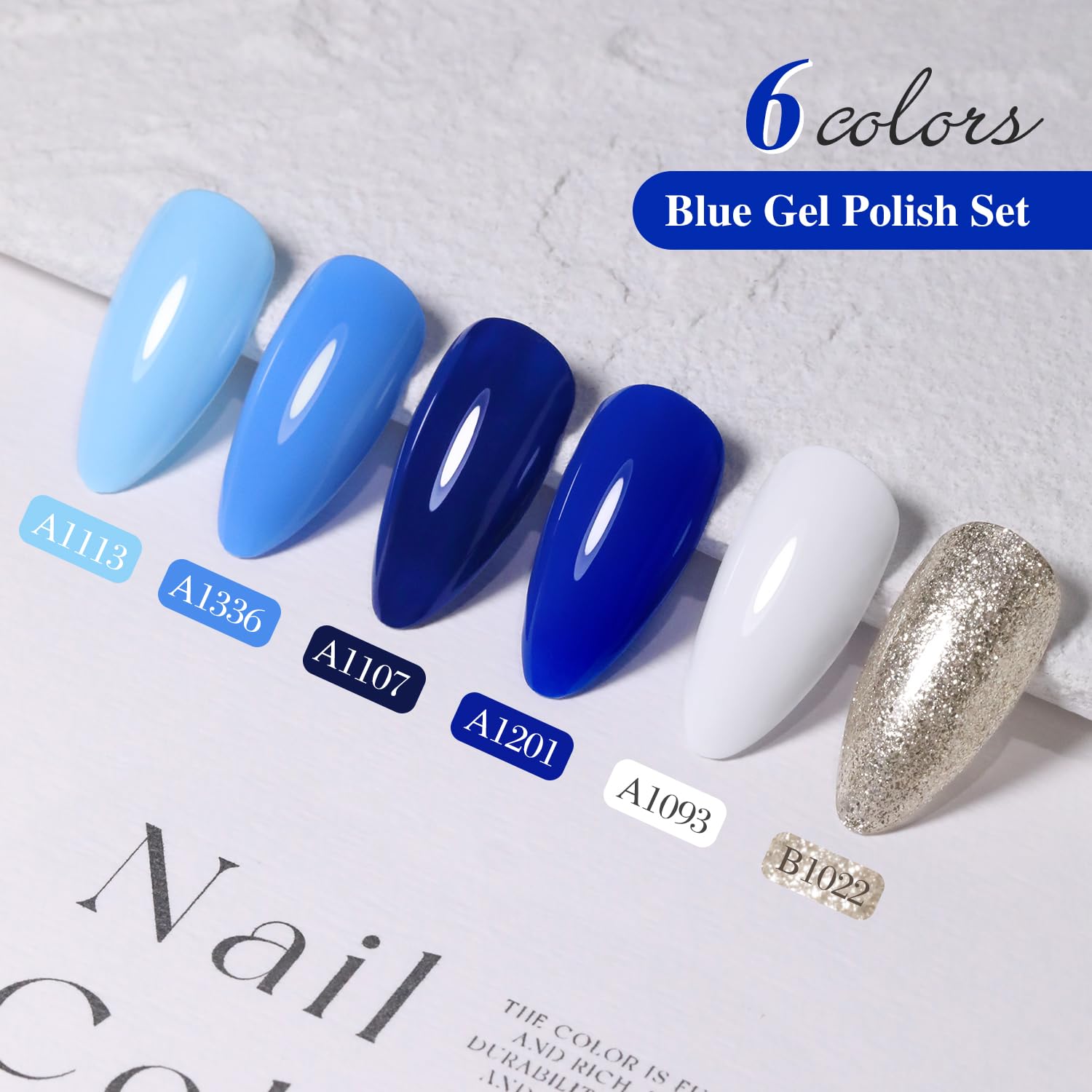 Double Rhythm royal blue polish ideal for bold designs.