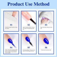 Double Rhythm six-colors gel polish kit for DIY nail art.