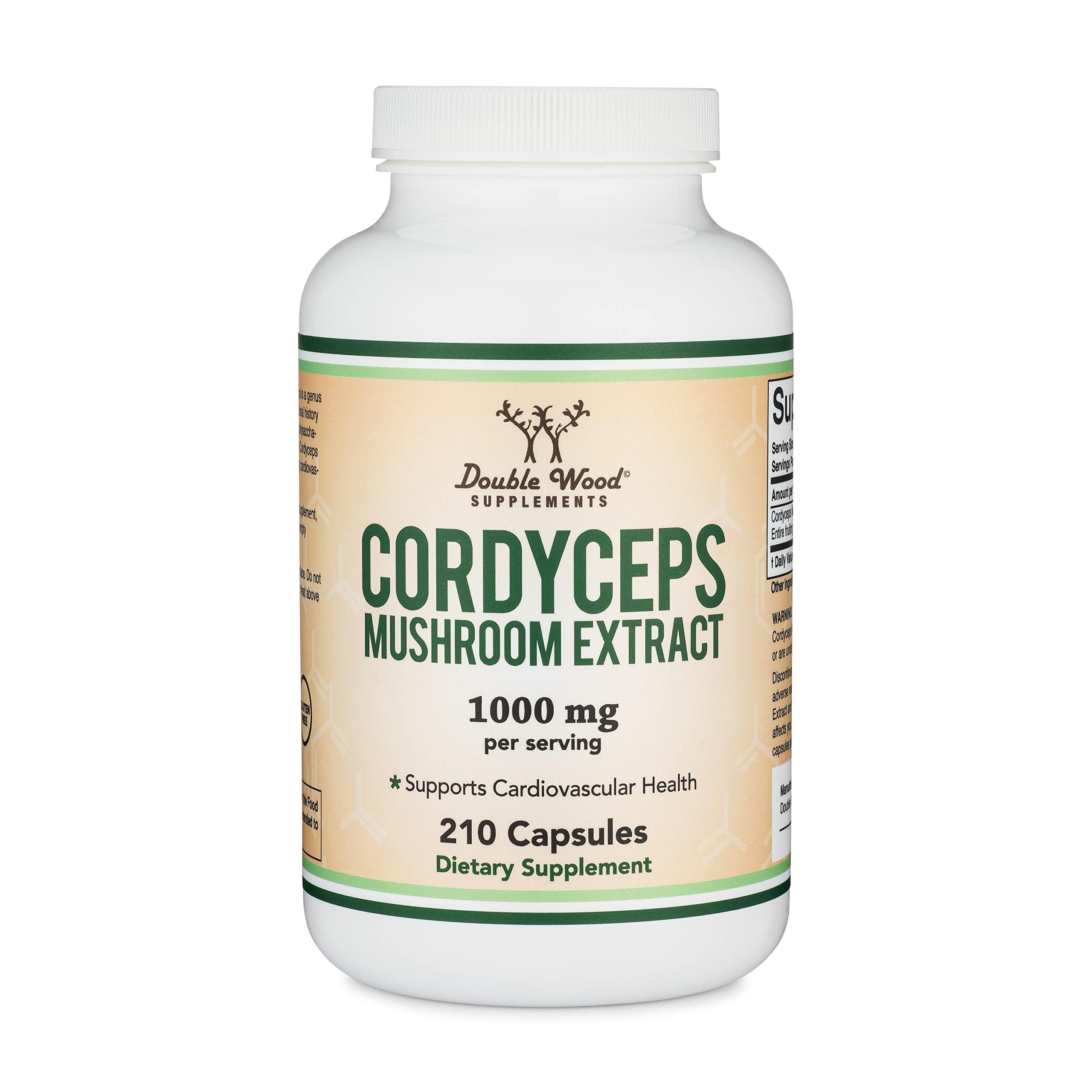 Double Wood Cordyceps packaging and branding