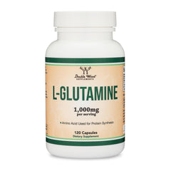 Double Wood L-Glutamine labeling and packaging