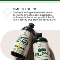 Close-up of collagen ingredients and grass-fed source