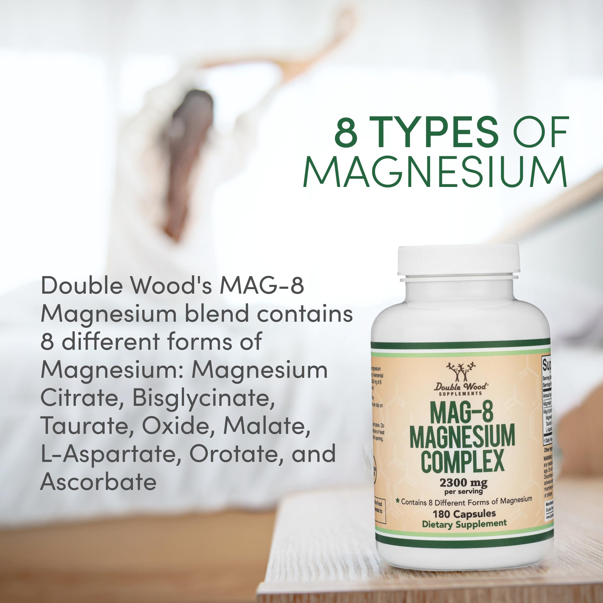 Double Wood MAG-8 bottle packaging