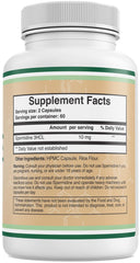 Double Wood Spermidine fact panel indicates exact spermidine content for informed choices.