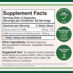 Double Wood HMB capsules close-up highlighting texture and dosage.