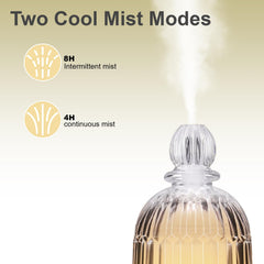 DOUDING diffuser displaying 7 LED color options