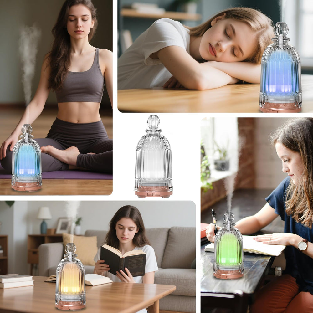 Ultra-quiet ultrasonic diffuser in use