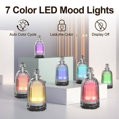 DOUDING diffuser displaying 7 LED color options
