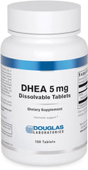 Douglas Laboratories DHEA 5 mg dissolvable tablet close-up