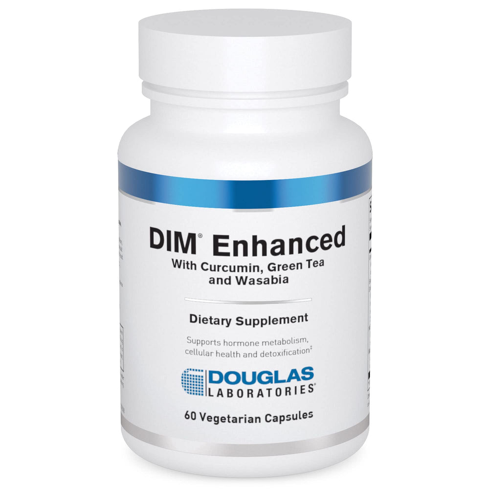 Bottle label showing 125 mg microencapsulated DIM per capsule