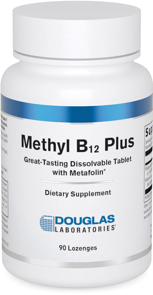 Douglas Laboratories Methyl B12 Plus bottle with 90 lozenges