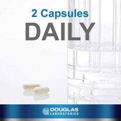 Close-up of 60 vegetarian acid-resistant capsules