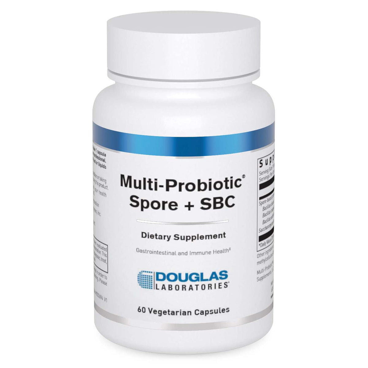 Douglas Laboratories Multi-Probiotic Spore + SBC bottle and label