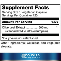 Back view of the bottle showing supplement facts label