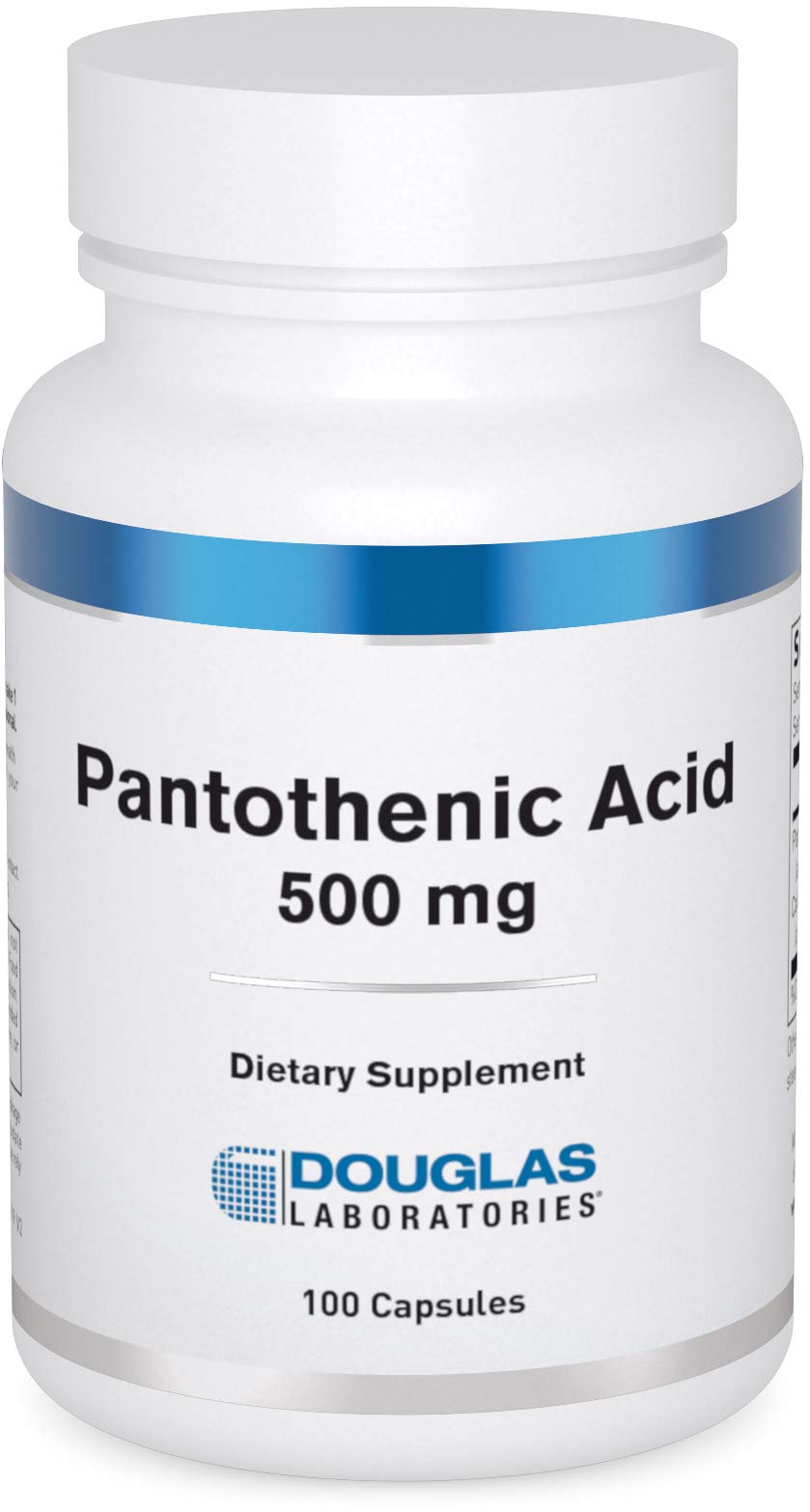 Douglas Laboratories Pantothenic Acid 500 mg bottle - front view