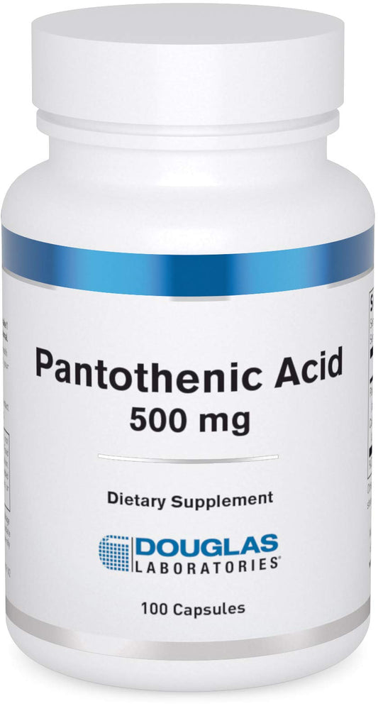 Douglas Laboratories Pantothenic Acid 500 mg bottle - front view
