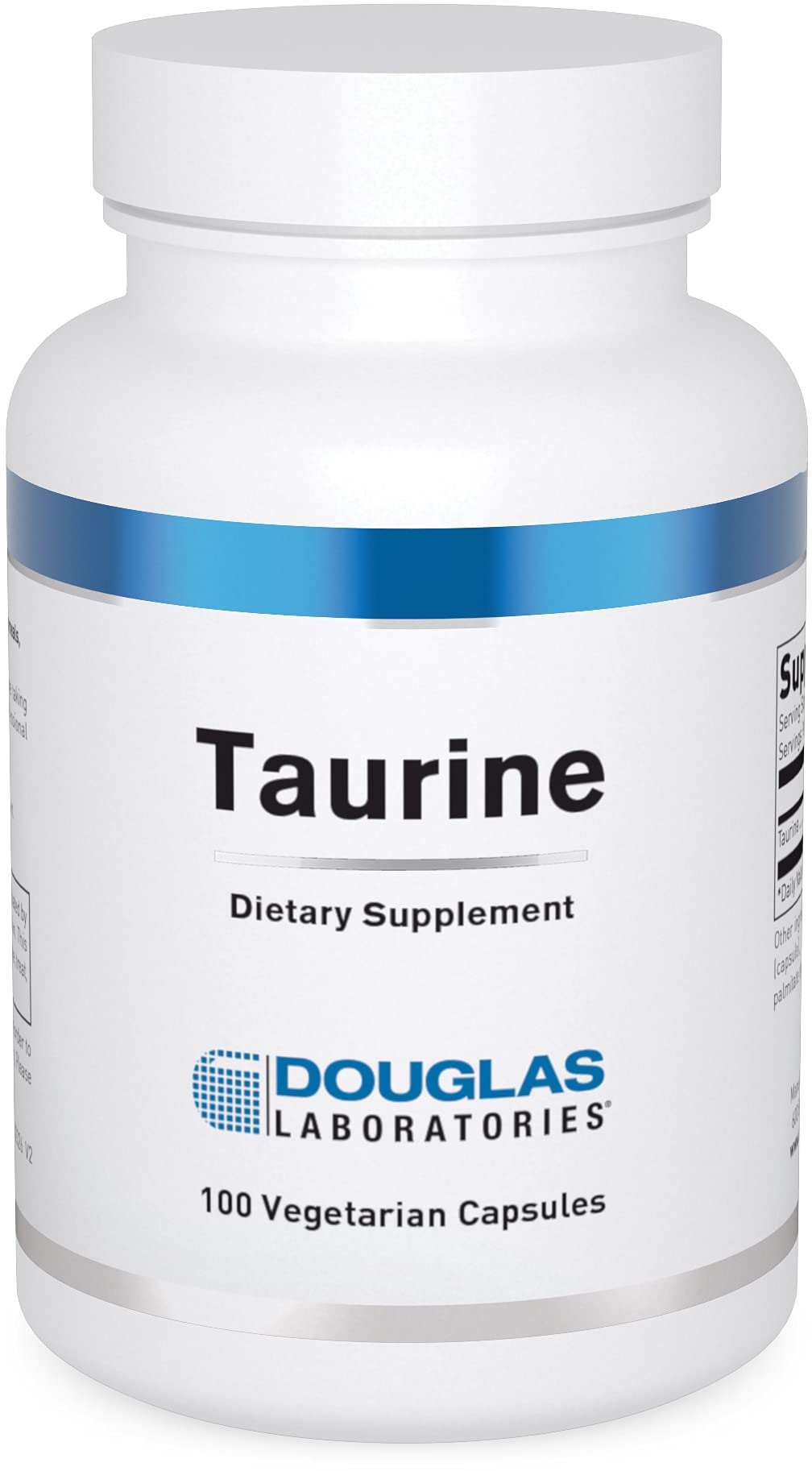 Douglas Laboratories Taurine bottle label