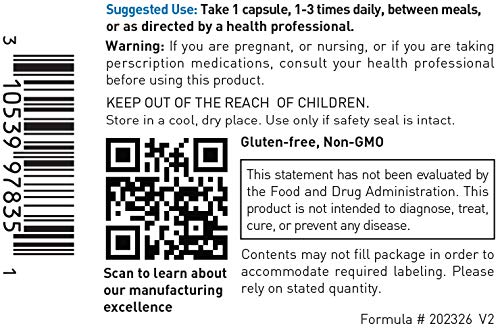 Douglas Laboratories Taurine packaging and bottle