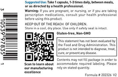 Douglas Laboratories Taurine packaging and bottle
