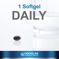 Close-up of Ubiquinol-QH capsules