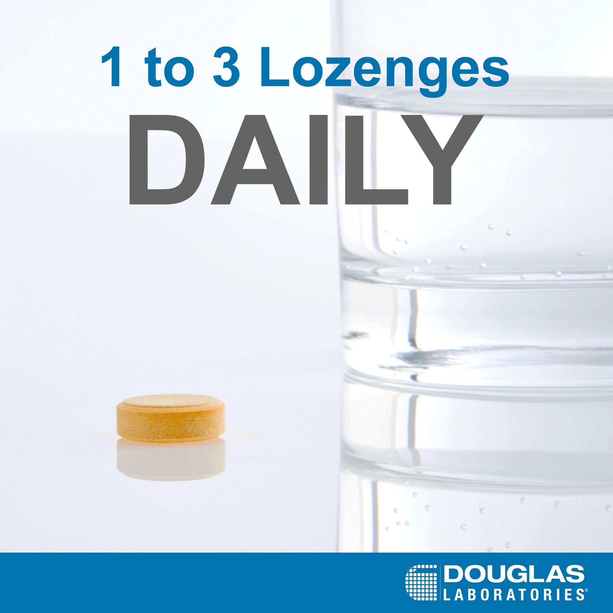 Close-up of zinc dosage per lozenge (10 mg)